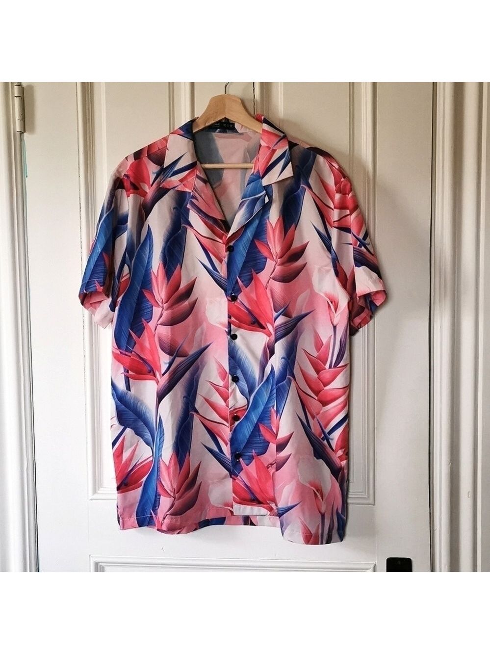 ROMWE fun tropical print women's shirt. Size XXL EUC